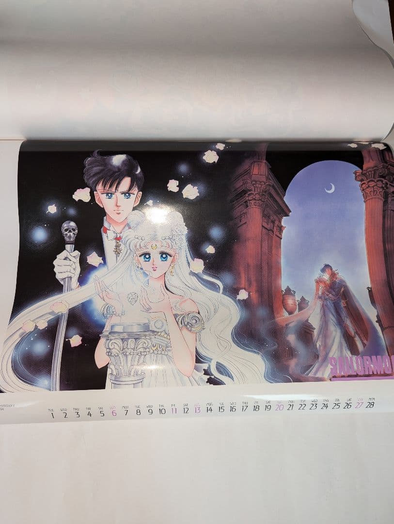 講談社　セーラームーン1994年 壁掛けカレンダー未使用　原画　武内直子