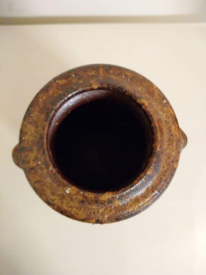 備前焼 花瓶 柴岡秀泉作