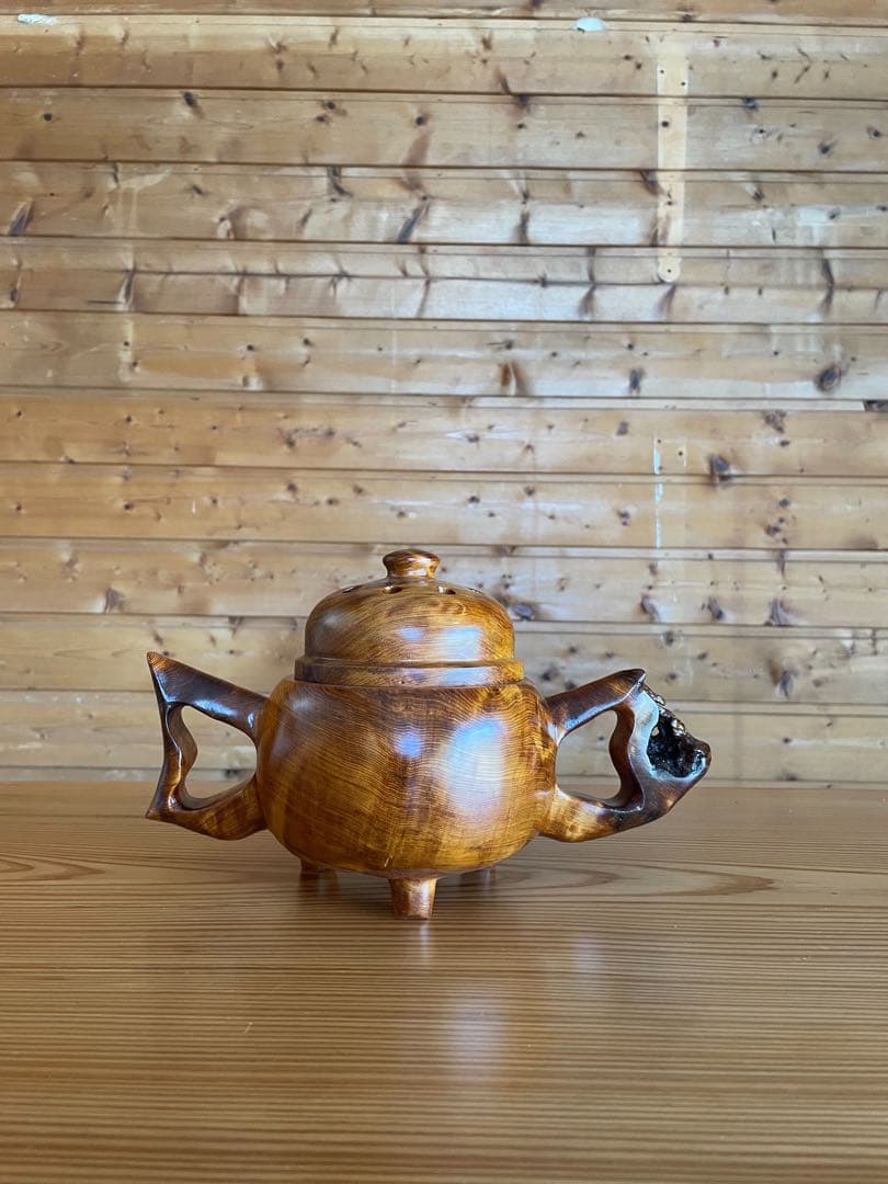 鹿島工芸     屋久杉 香炉