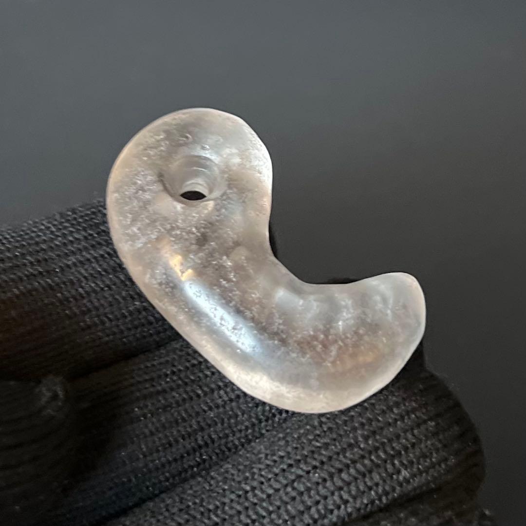 古墳時代 本水晶 勾玉 奈良県伝承◎装身具 祭祀具 古墳期 天然石 古美術 骨董