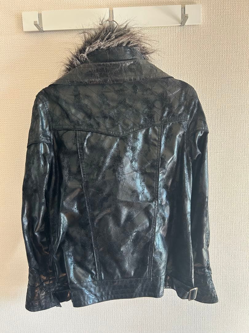 VICE FAIRY ヴァイスフェアリー ファー付きライダースジャケット