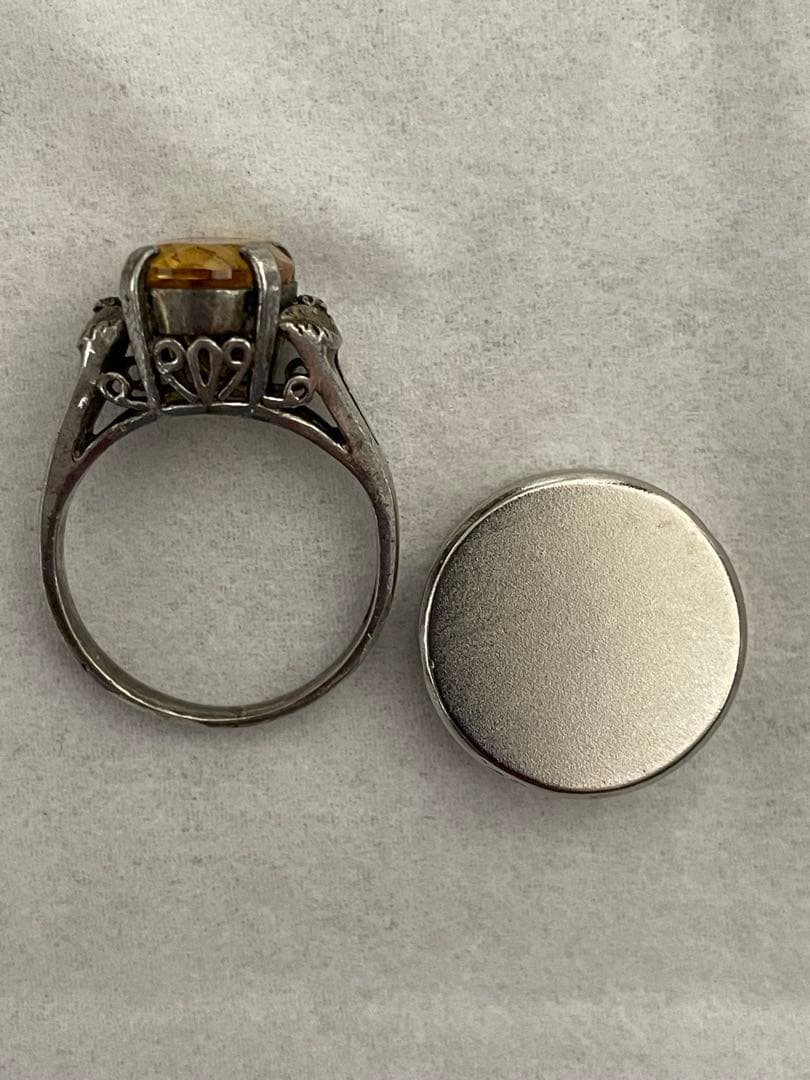 ふ*ろ様 18kリング石付き　カラット記載無し