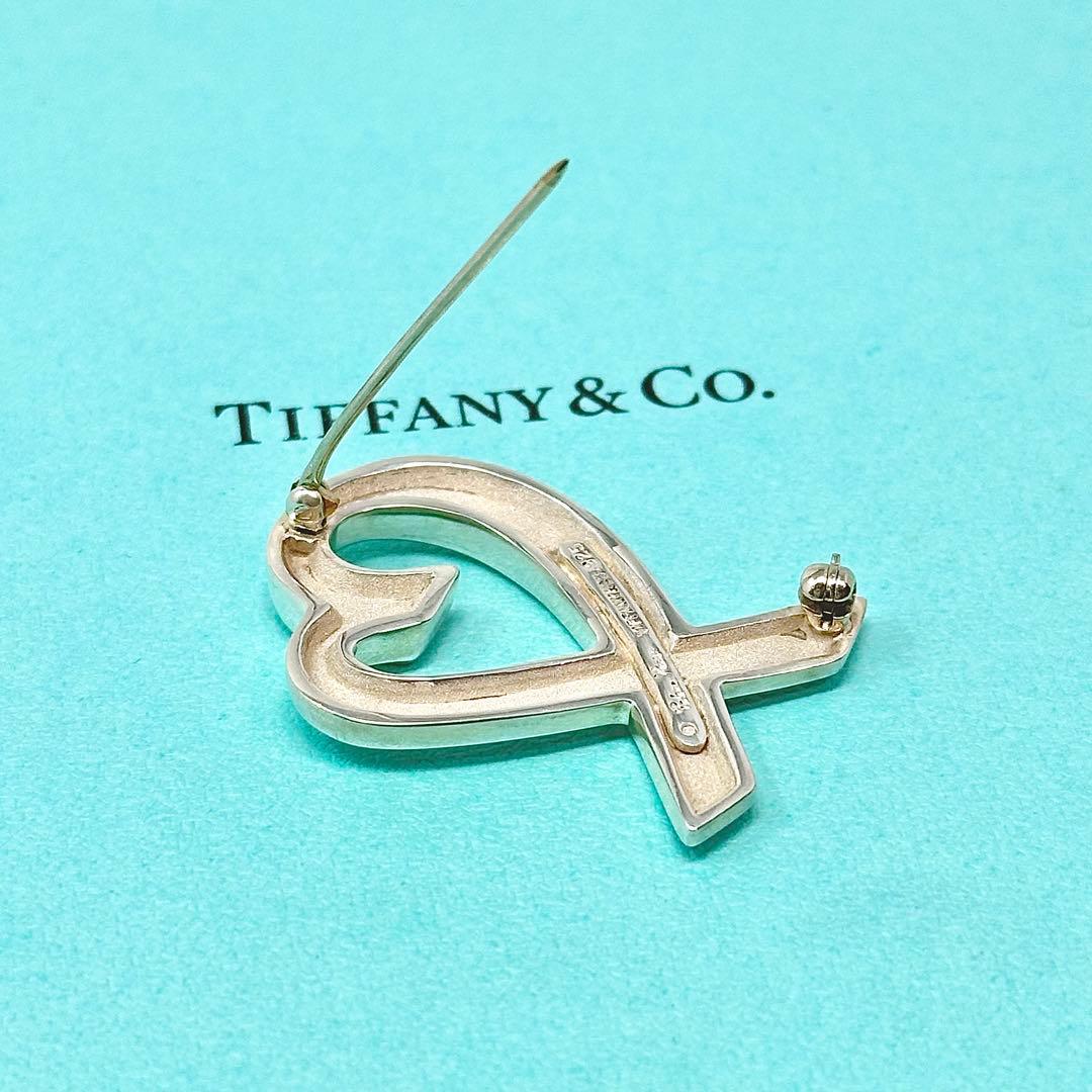 Tiffany ラビングハート　ハート　シルバー　ブローチ　Ag925