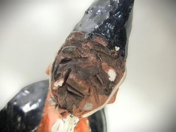 能 三番 輿 藤原朝臣房秀 能人形 陶器 置き物 骨董品 逸品 希少 在銘