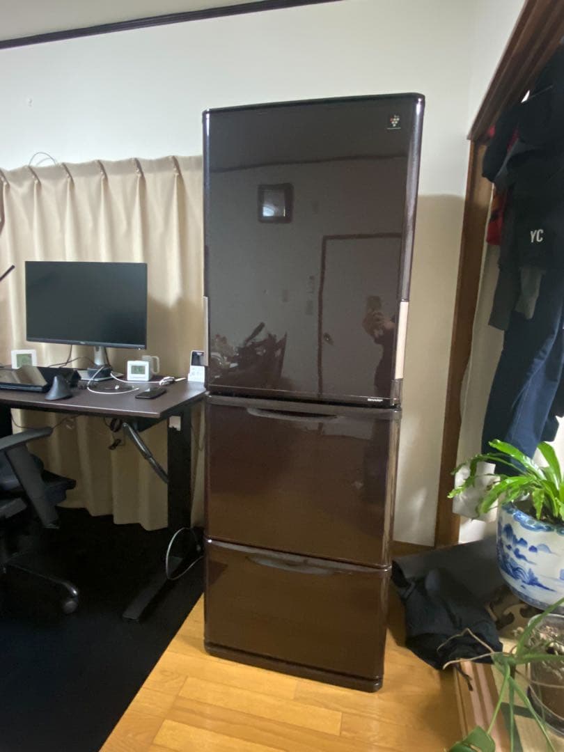 シャープ SHARP 大型冷蔵庫 SJ-PW35C-T 350L