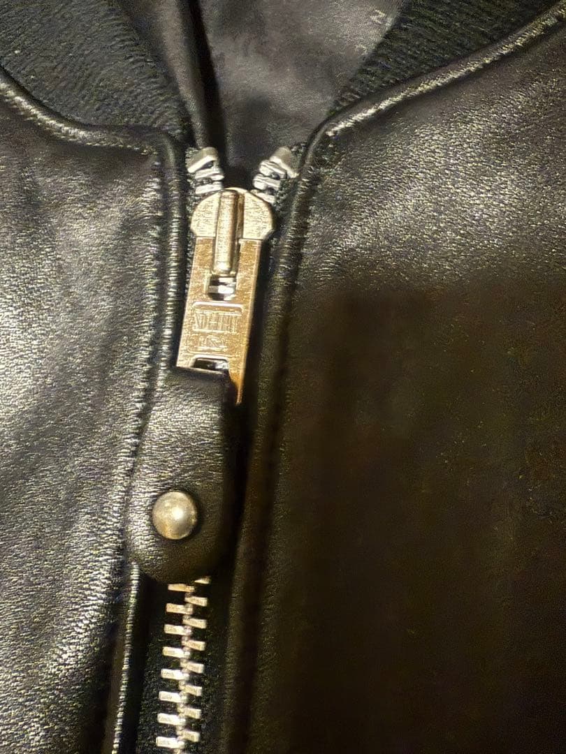 LEATHER JACKET BOWERY レザージャケット バワリー MA-1