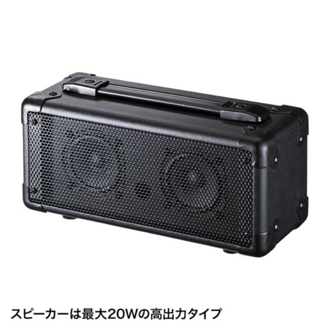 ワイヤレスマイク付き拡声器スピーカー