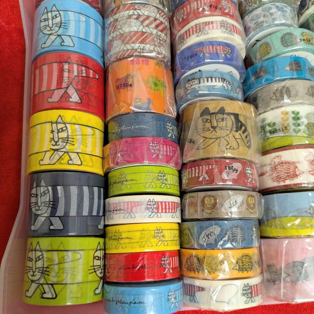 リサラーソン マスキングテープ 未開封80本（全100種類中）セット 廃盤あり