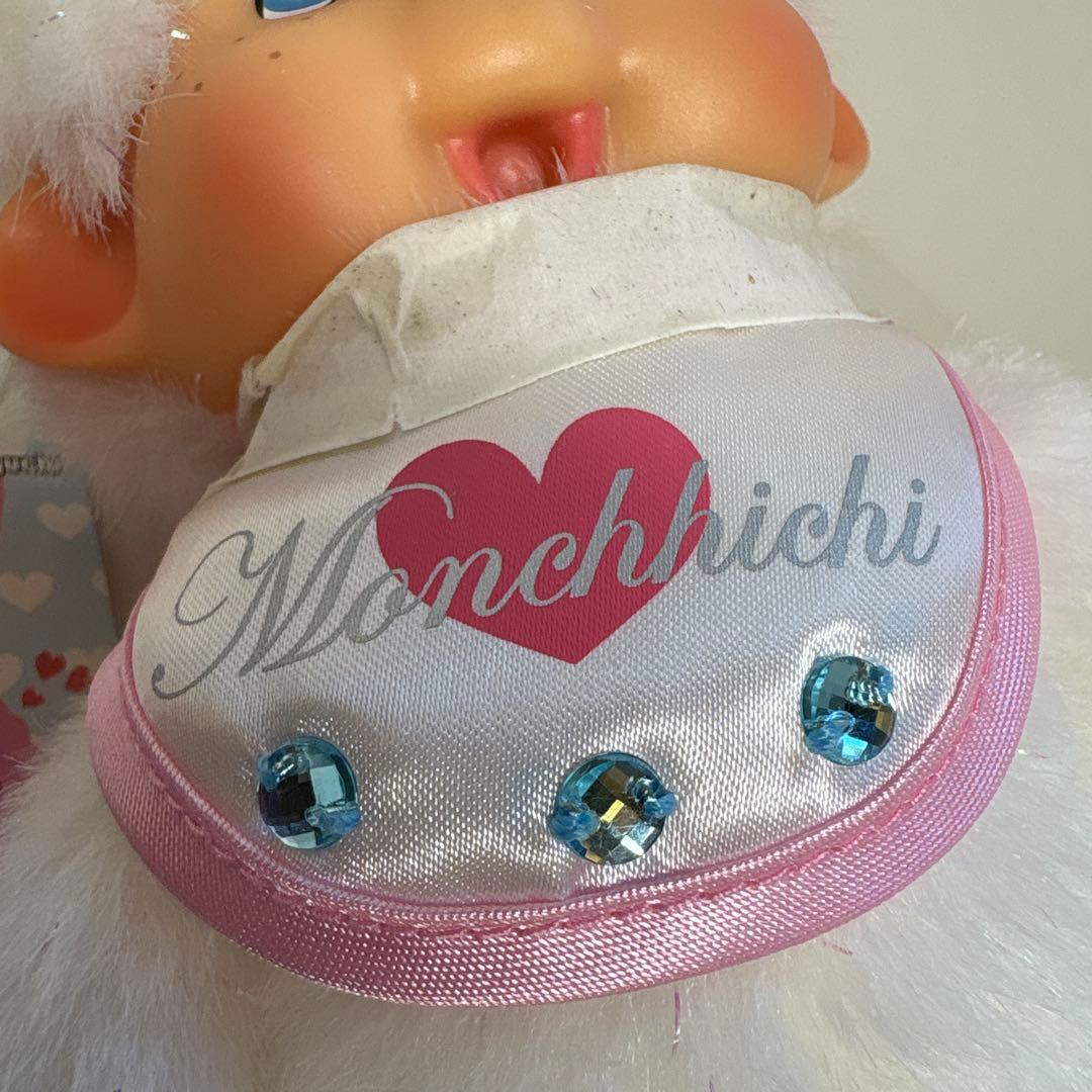 新品 バニー モンチッチ キーチェーン ホワイト monchhichi 1099