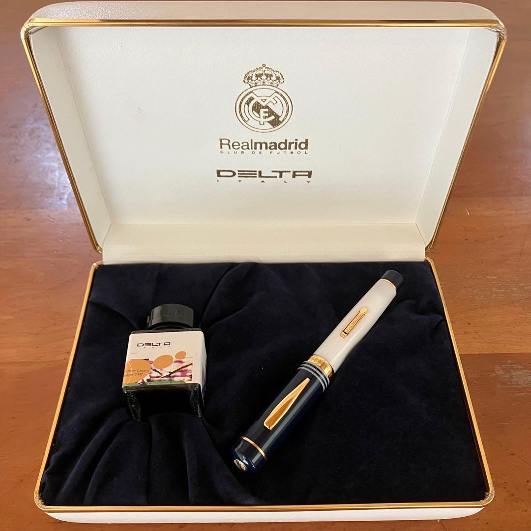 ◾️デルタ レアルマドリード万年筆18K M サイドレバー式