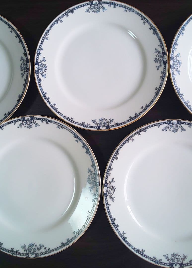 オールドノリタケ（1912年） RCヤジロベー印 商標登録番号付 ５皿セット