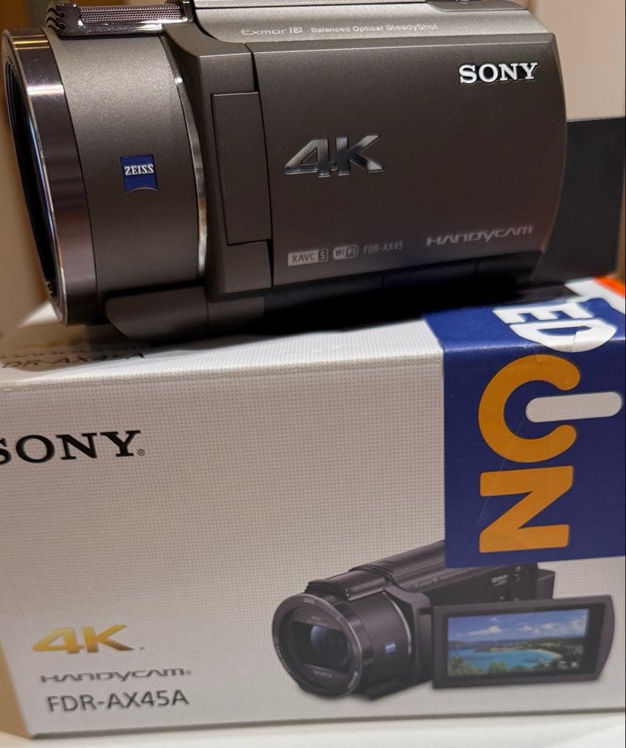 【マロン】SONY FDR-AX45A TI ビデオカメラ SDカード付き