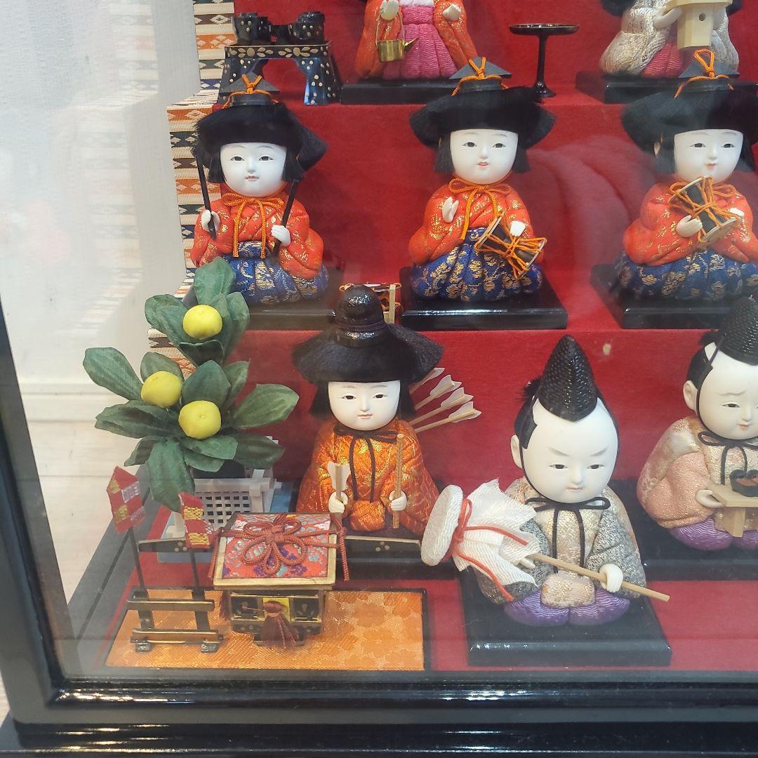 江戸木目込 雛人形 ケース付き