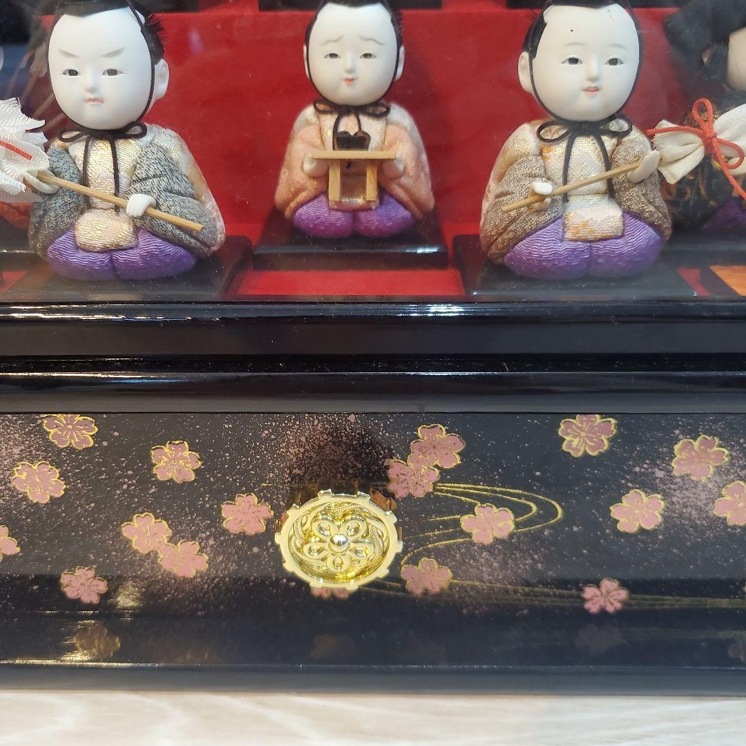 江戸木目込 雛人形 ケース付き