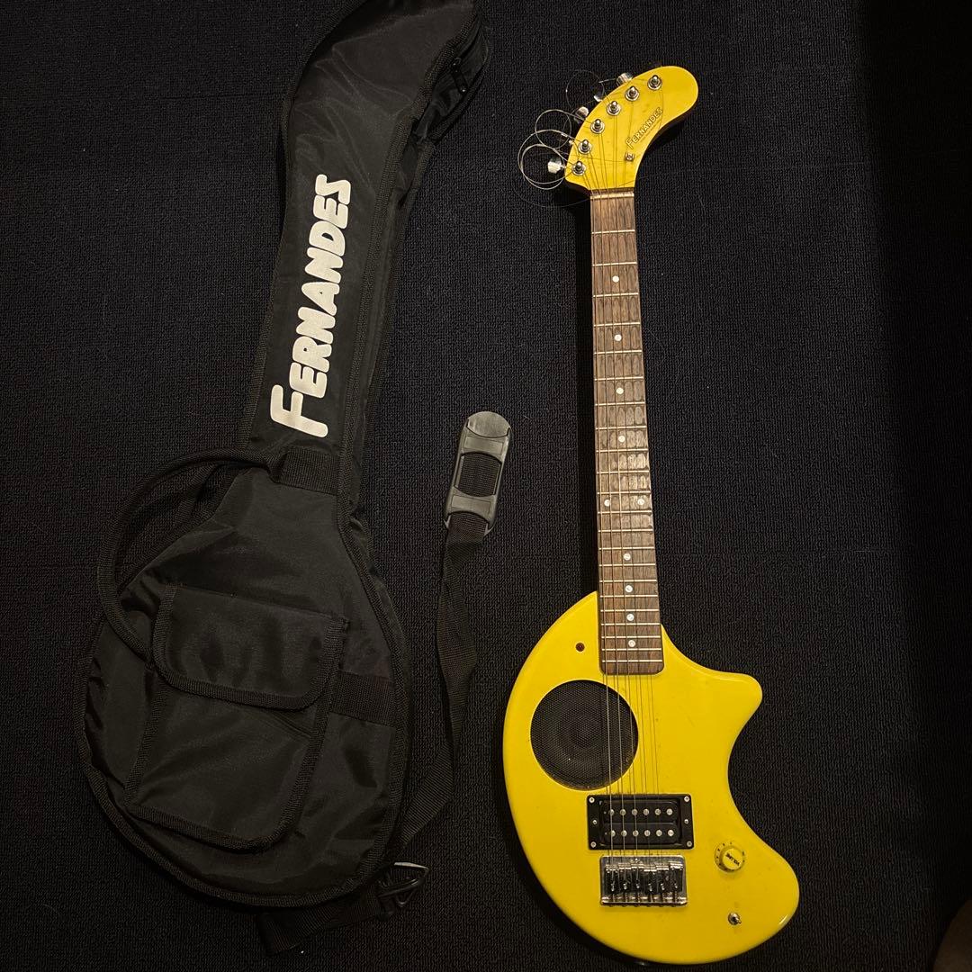 k*ｔ様 FERNANDES イエロー エレキギター ギターケース付き