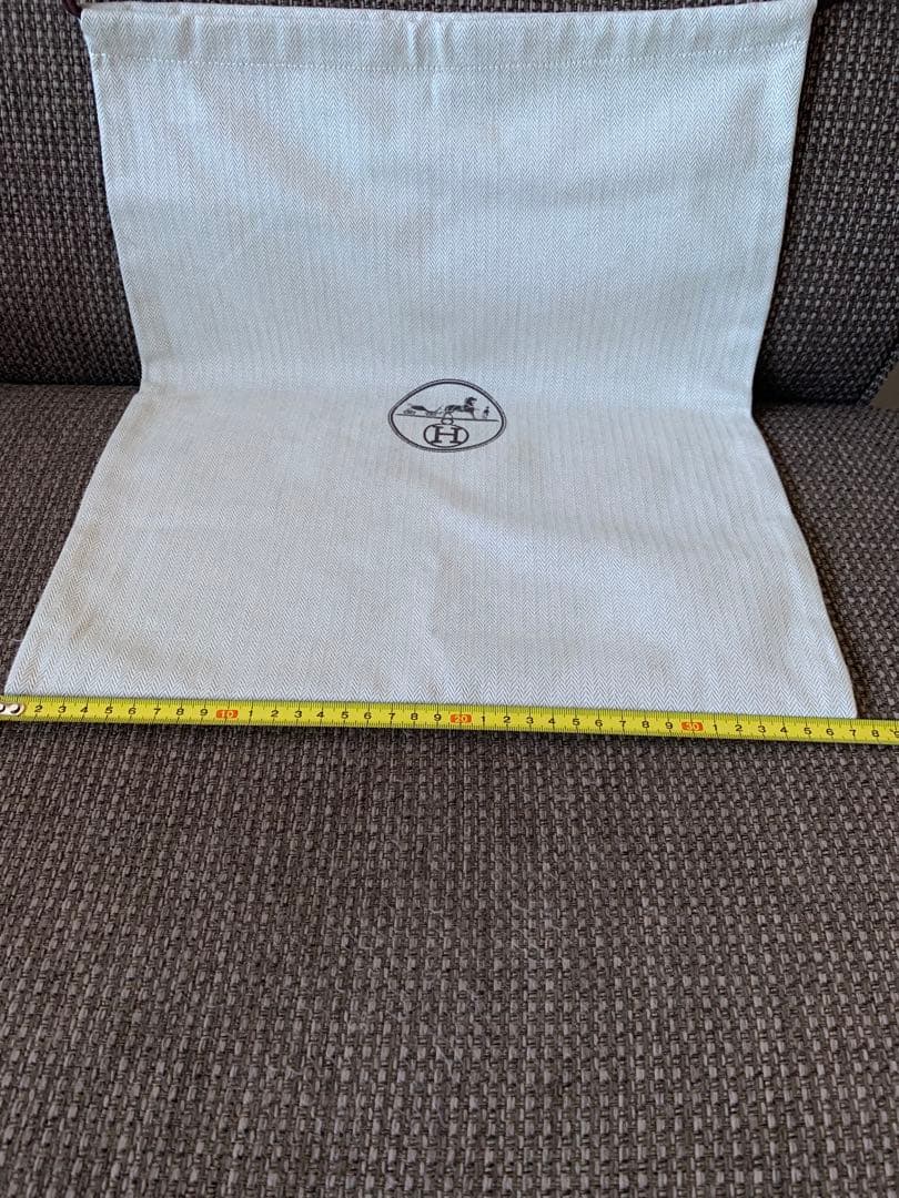 正規品　美品エルメス 巾着袋 バッグ保存袋 （44x37cm）