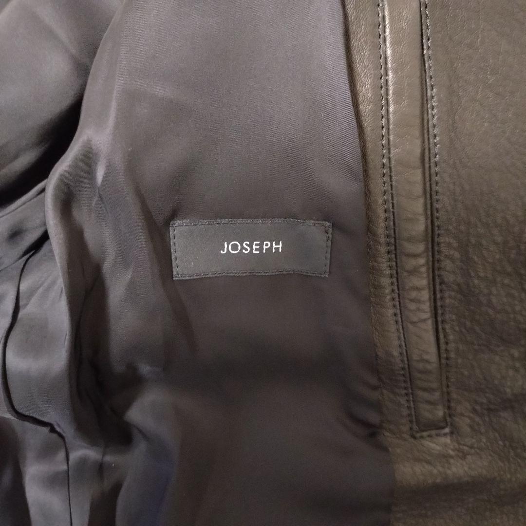 新品　ジョセフオム　ライダース　ジョゼフ　レザージャケット　カウレザー　タグ付き