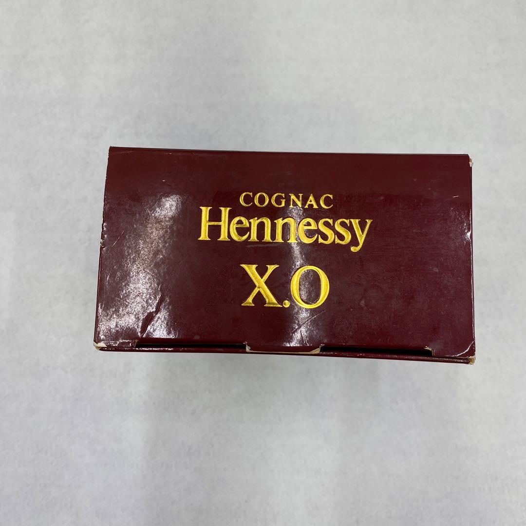 未開栓 Hennessy X.O ヘネシー 700ml　金キャップ　クリアボトル
