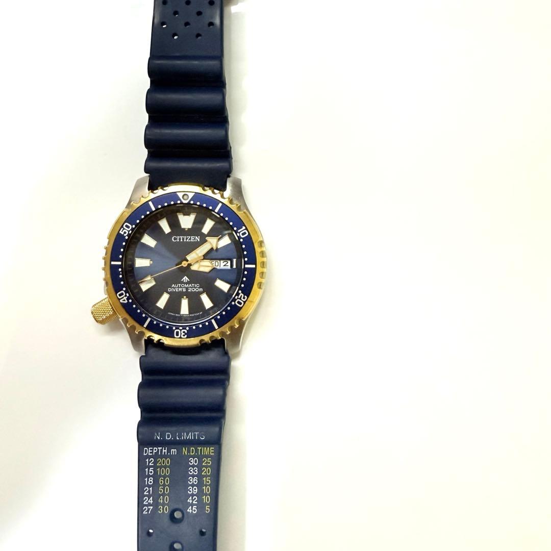 てつCITIZE巻き 限定 ダイバー 防水 ウレタン NY0096-12L