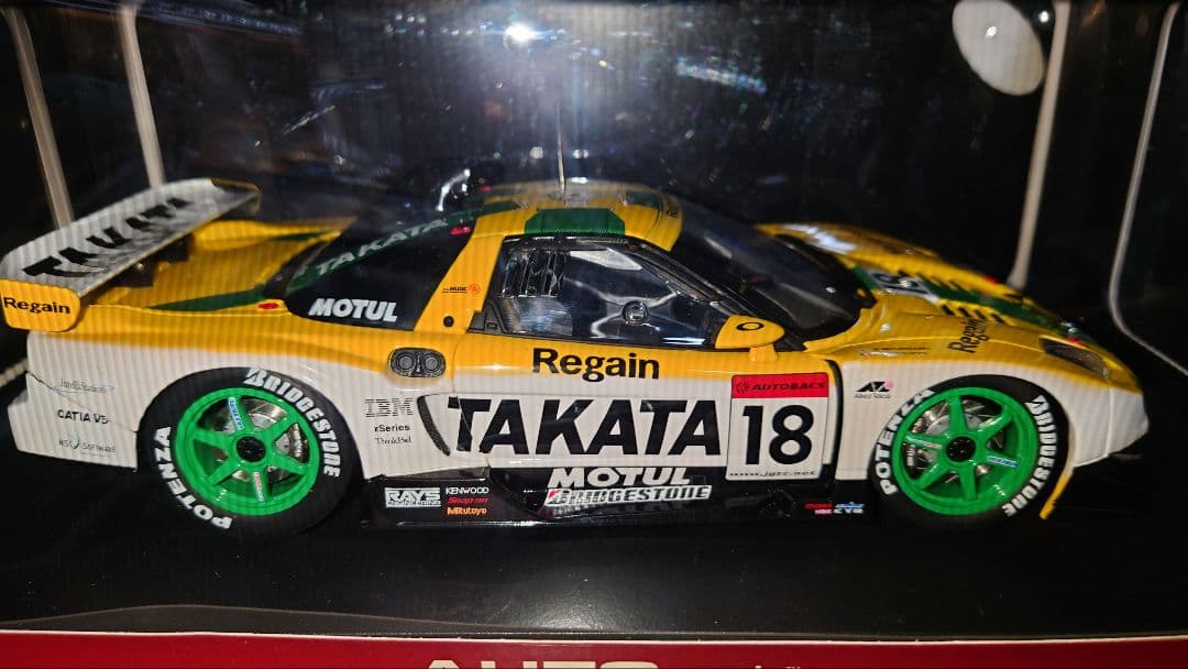 ミニカー autoart 1/18 HONDA NSX JGTC TAKATA #18