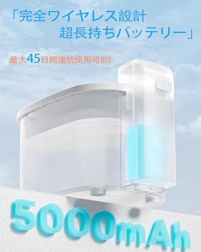 猫 水飲み器 自動給水器 ピュアクリスタル コードレス スマートセンサー搭載 2