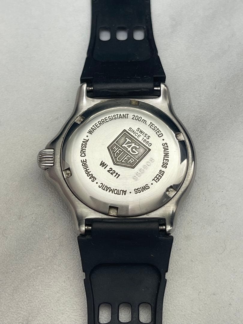 TAG Heuer Aquaracer 自動巻き ラバーベルト　ヴィンテージ