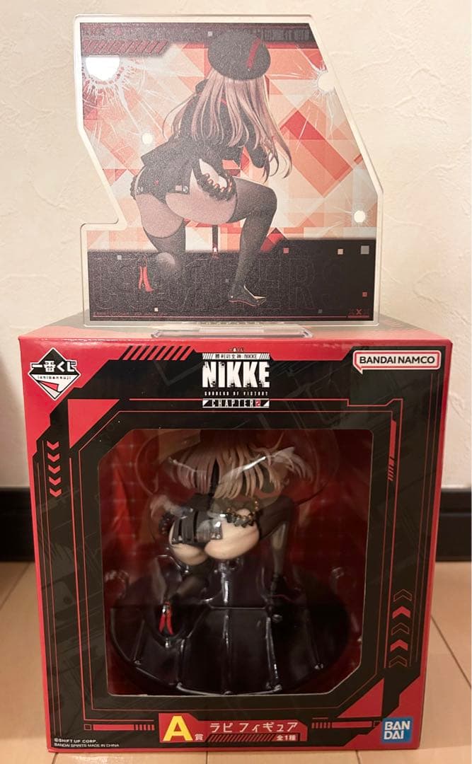 一番くじ　NIKKE A賞　ラピ　フィギュア 2体セット　両面アクリルスタンド