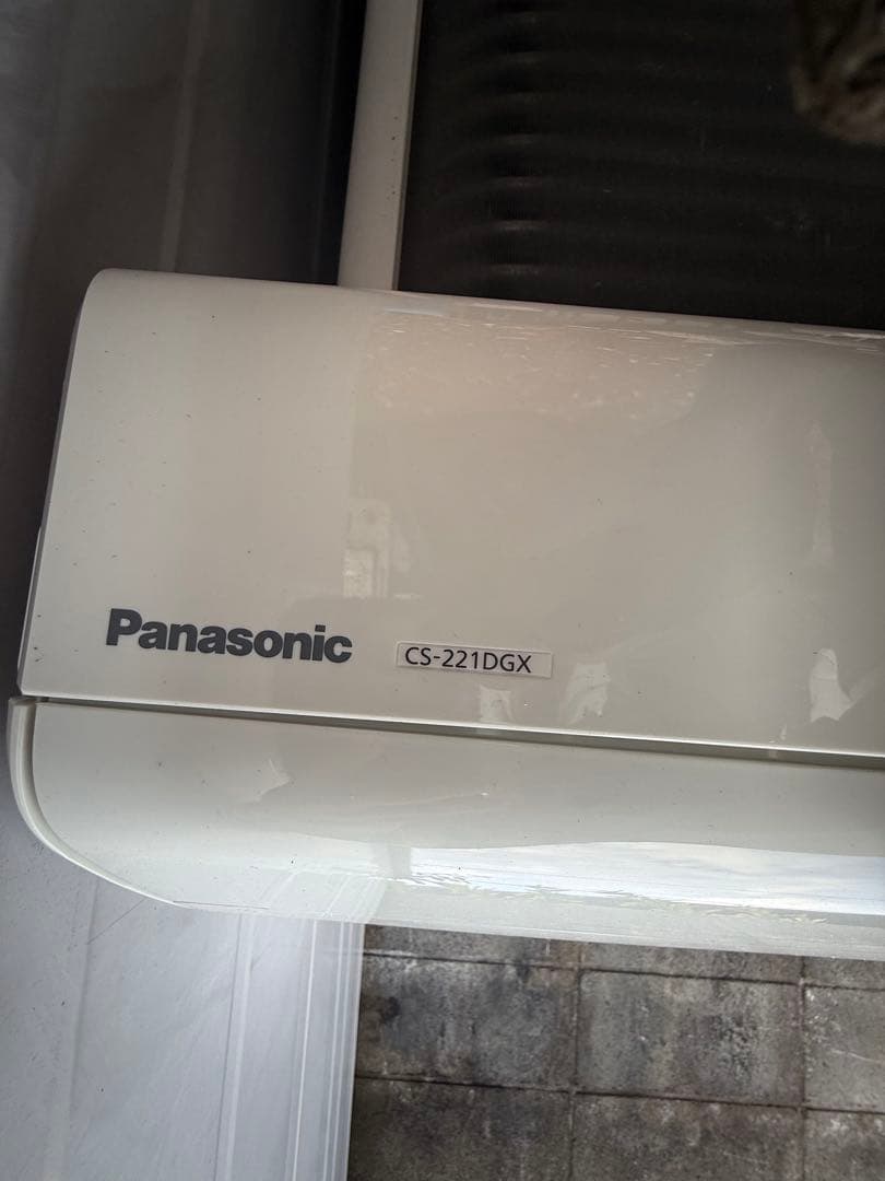 パナソニックCS-221DGX エアコン室内外機セット2021年製ジャンク品自取