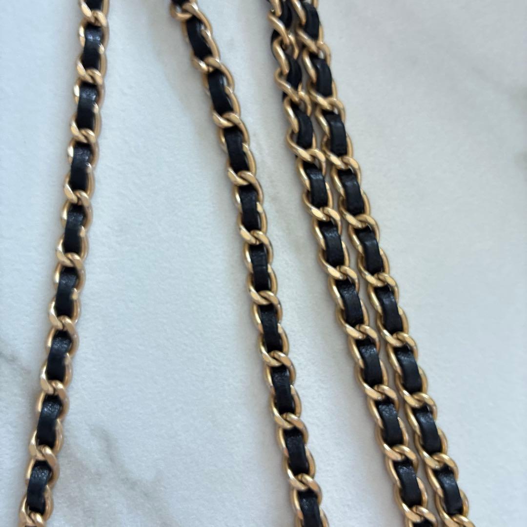 チ*エ様 美品　CHANEL シャネル　ミニミニマトラッセ　チェーンウォレット