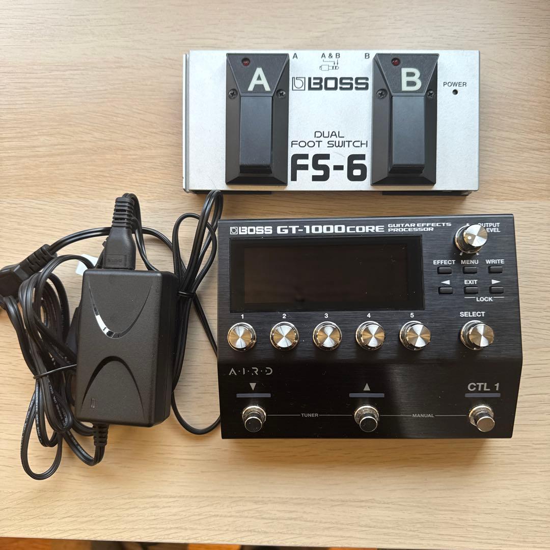 ギター BOSS GT-1000CORE + FS-6