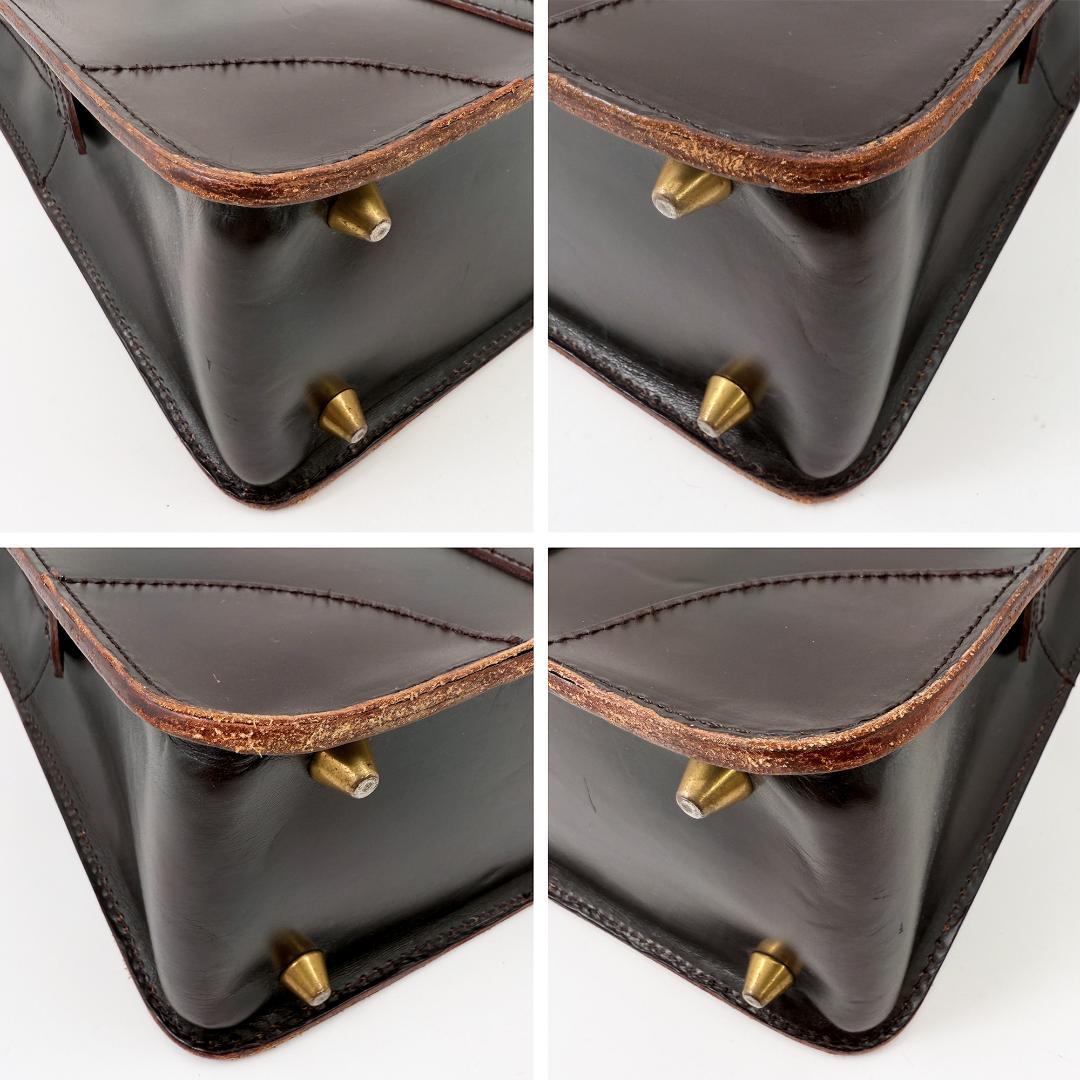 定価18万❤️ ガンゾ エイボン ブリーフケース ビジネスバッグ ブライドルレザー