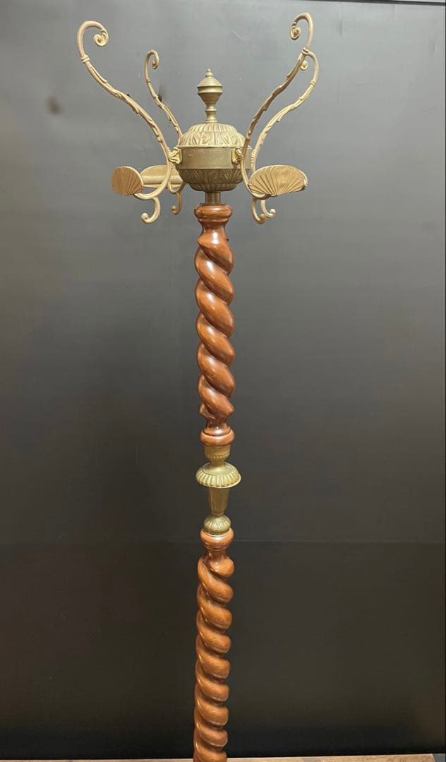 アンティーク　イタリア製　ポールハンガー　ポールスタンド　コートハンガー