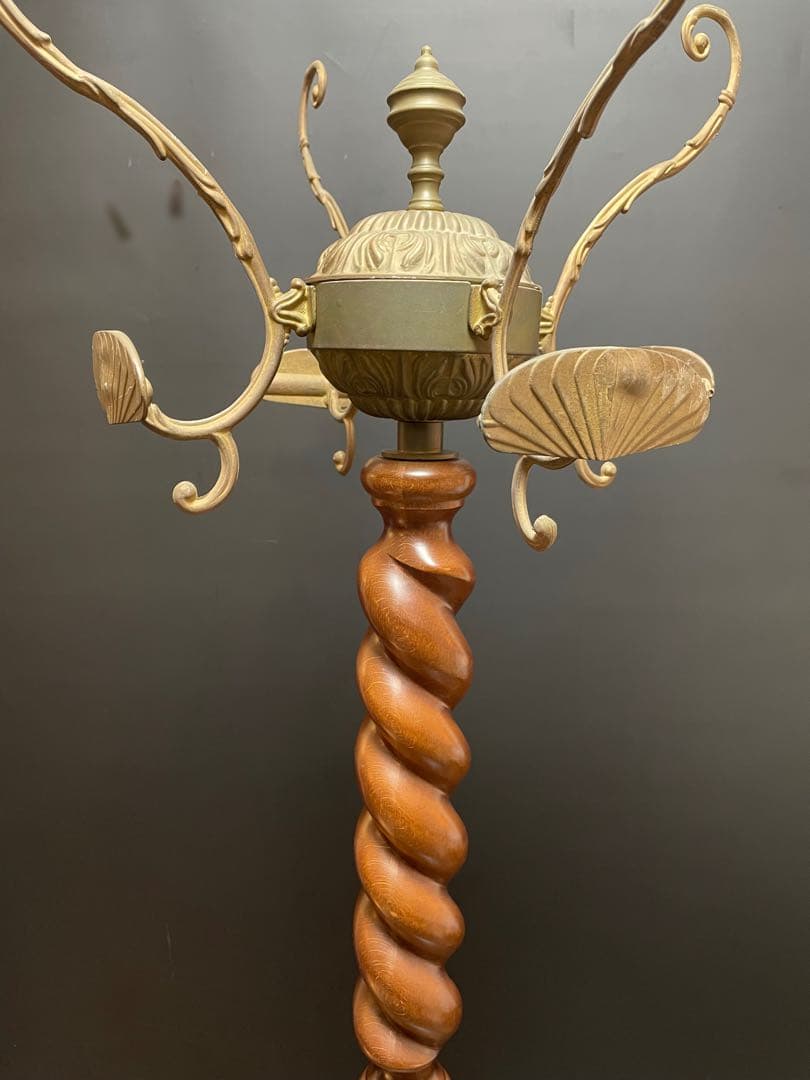 アンティーク　イタリア製　ポールハンガー　ポールスタンド　コートハンガー