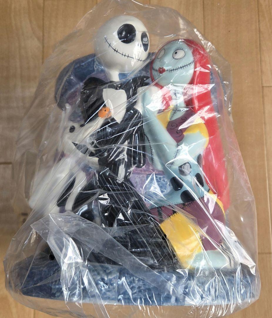 20年もの未使用　ナイトメアビフォアクリスマス　ジャックとサリーのクッキージャー