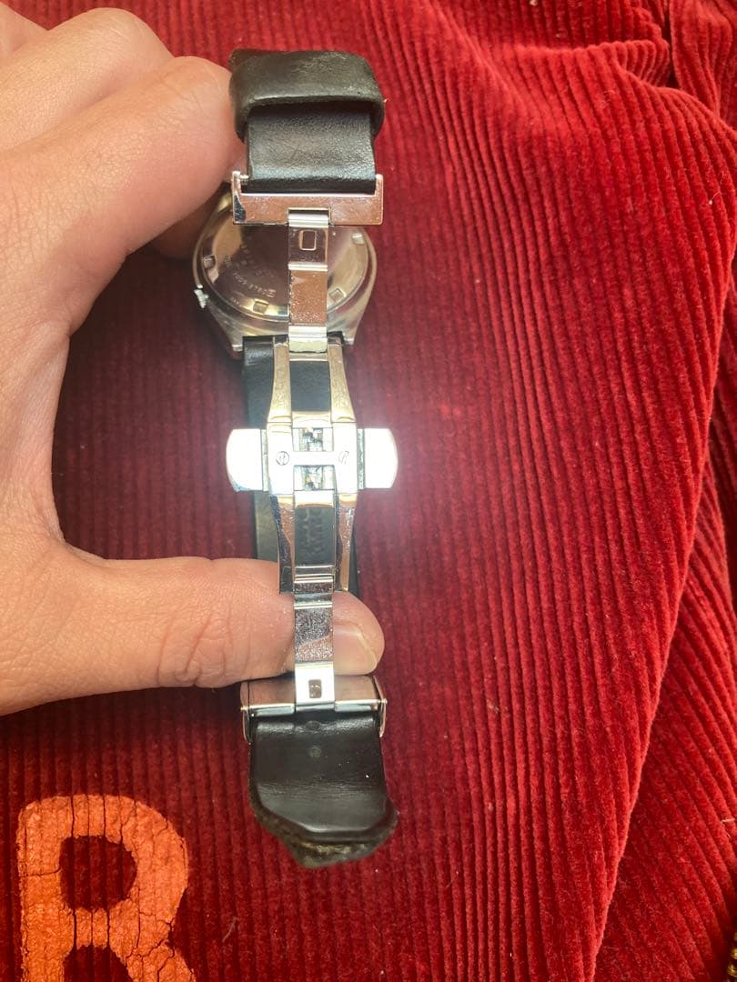 SEIKO 自動巻き時計 ブラックSEIKO5 セイコー5 デイデイト