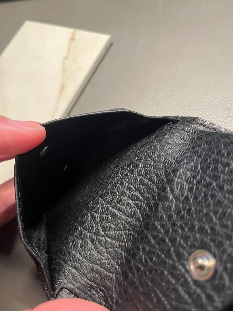 美品 マルジェラ バイフォールド ポッパーウォレット 4ステッチ 二つ折り財布