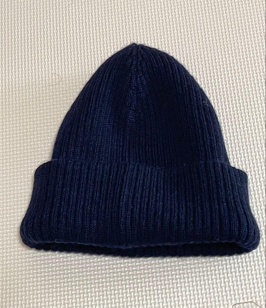 【Vivienne Westwood】 ニット帽子 ビーニー ネイビー