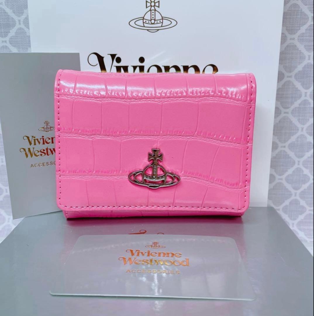 【内側柄も素敵☆最新作】Vivienne Westwood 三つ折財布