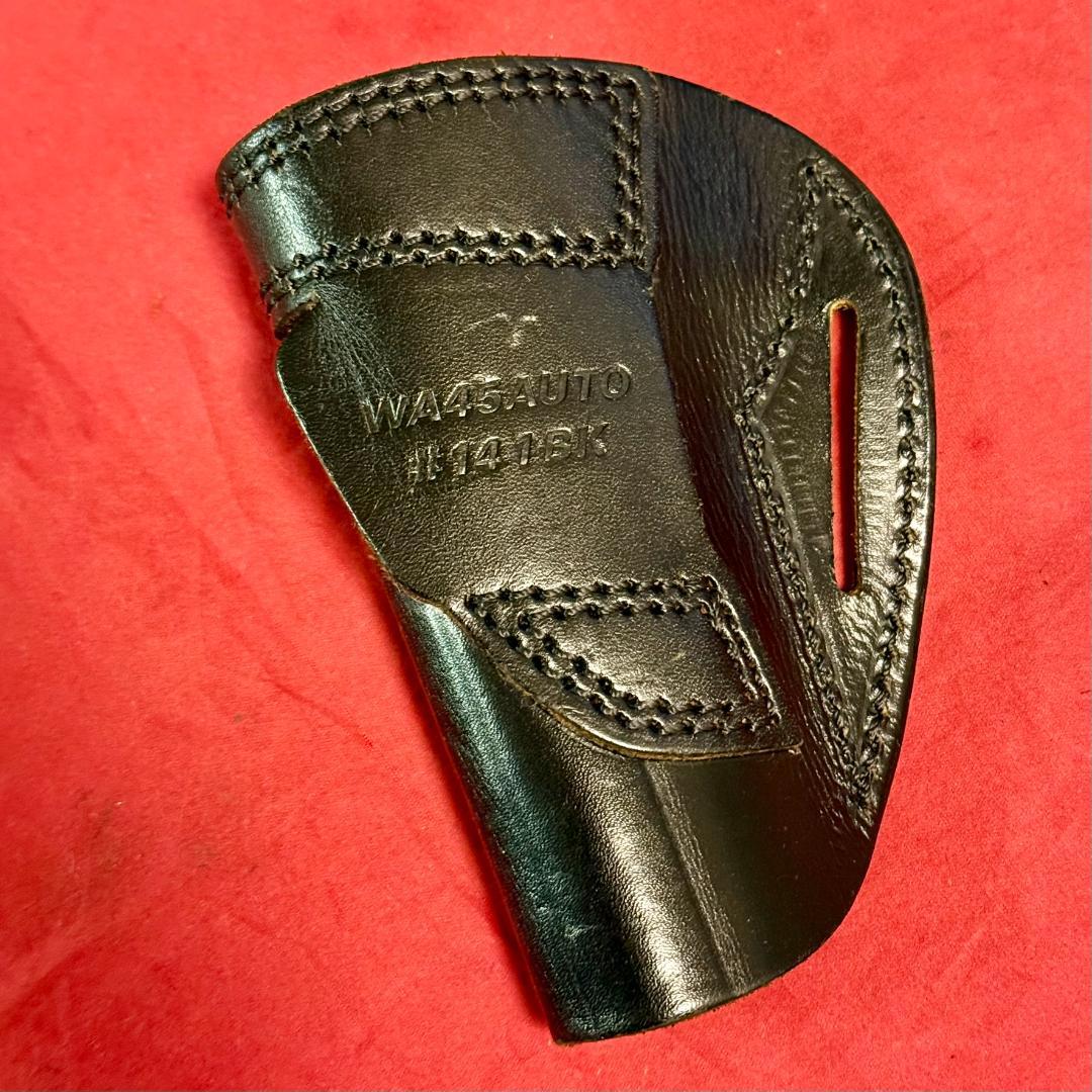 整備済 革製 ウェスタンアームズ ヒップ ホルスター オートマチック ガバメント
