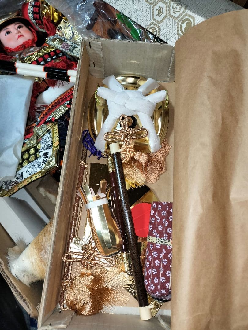 5月人形　御所人形 多色 弓矢付き