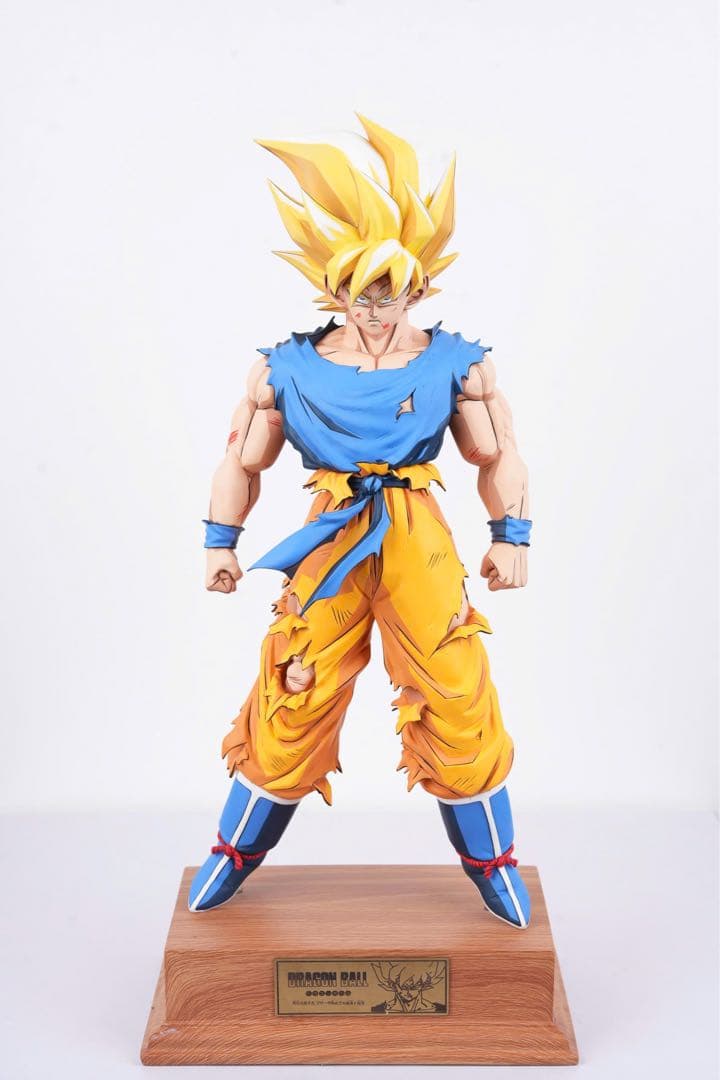 ドラゴンボールフィギュア超サイヤ人 孫悟空 二次元彩色　リペイント