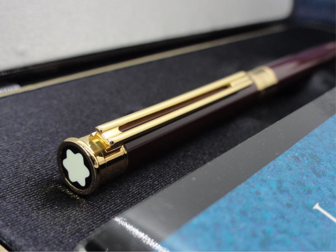 ★入手困難な非常に稀少初期型逸品ノブレスエレガンス・ボルドーカラー★モンブラン製