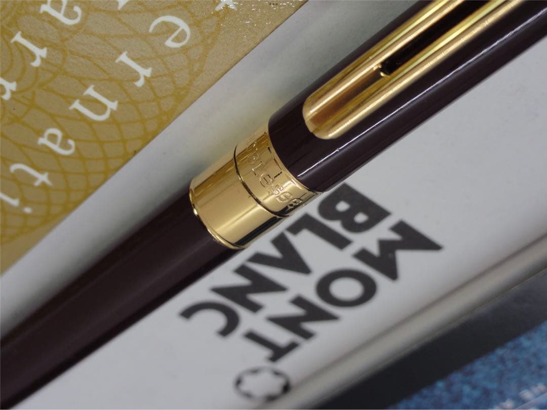 ★入手困難な非常に稀少初期型逸品ノブレスエレガンス・ボルドーカラー★モンブラン製