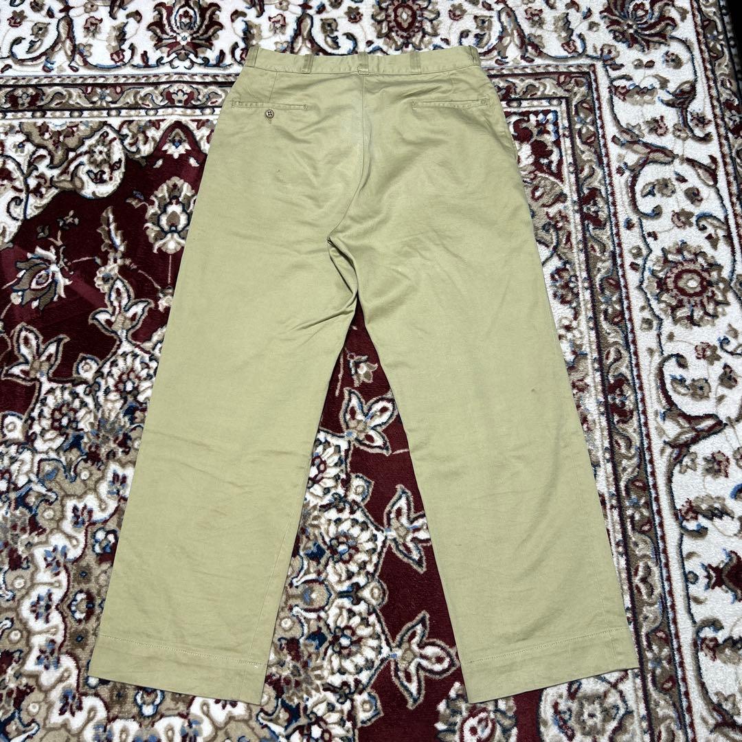 [used] 60s u.s.army チノパン 実物 ヴィンテージ 32×31