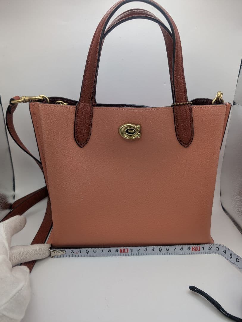 COACH 2way ショルダーバッグ ピンク