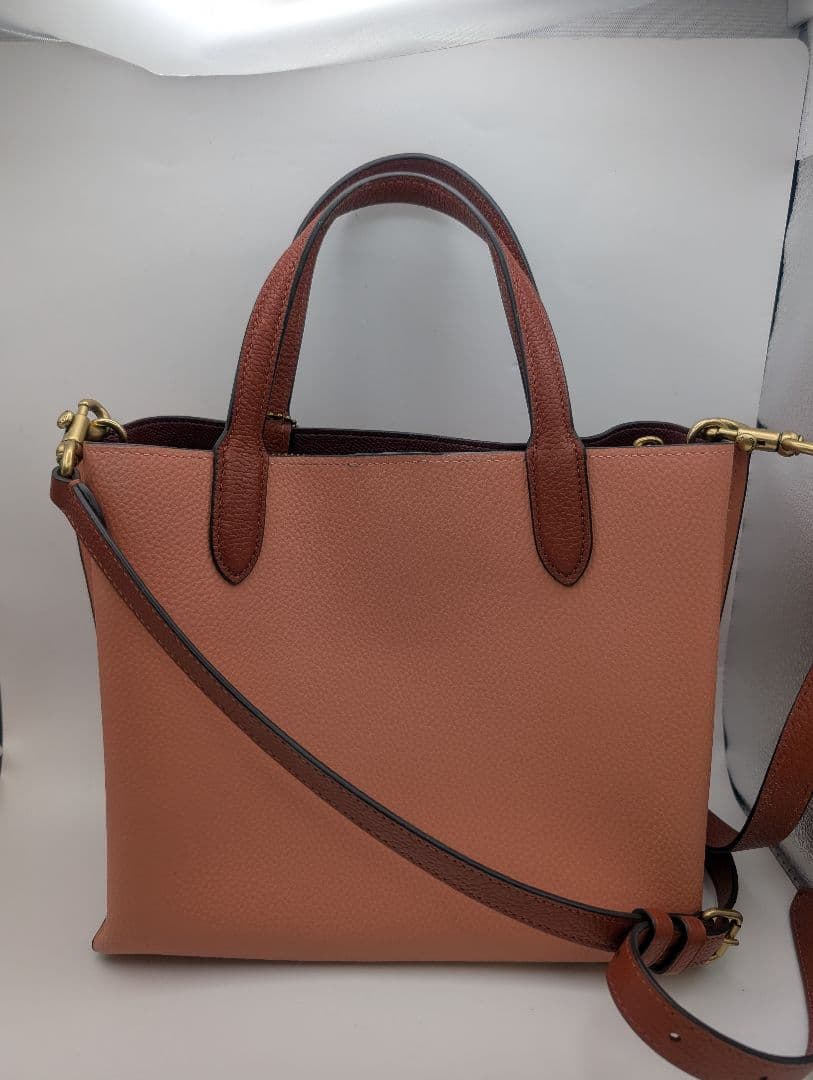 COACH 2way ショルダーバッグ ピンク