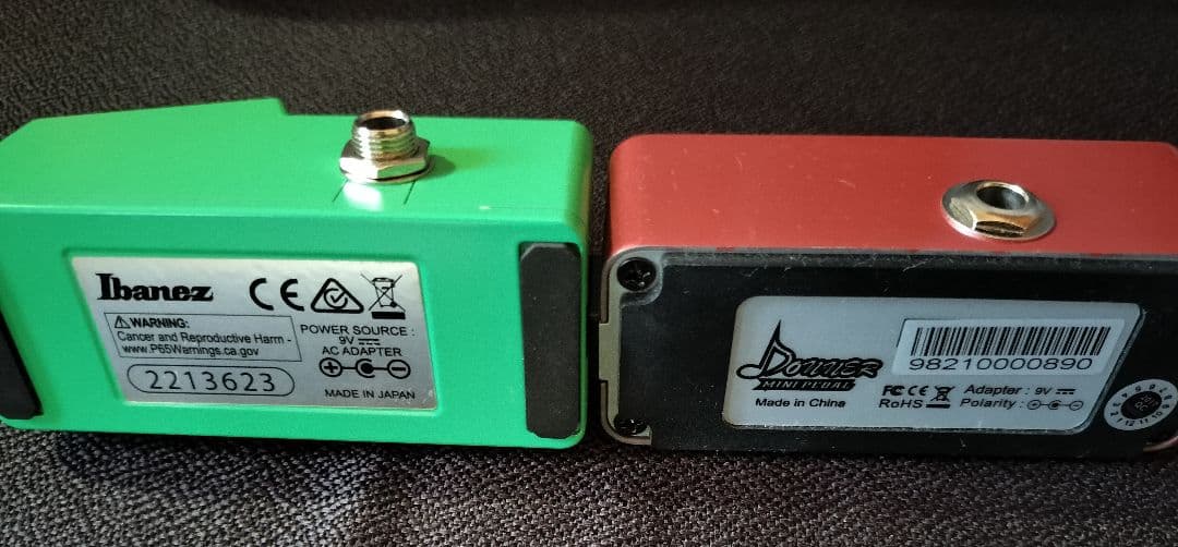 ギター Ibanez TS mini / Donner Morpher