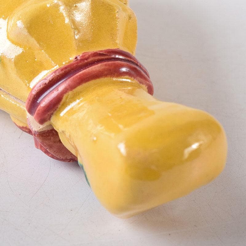 茶道具　松阪萬古焼　松古窯　佐久間芳丘作　色絵　干支　巳香合　共箱　V　8209