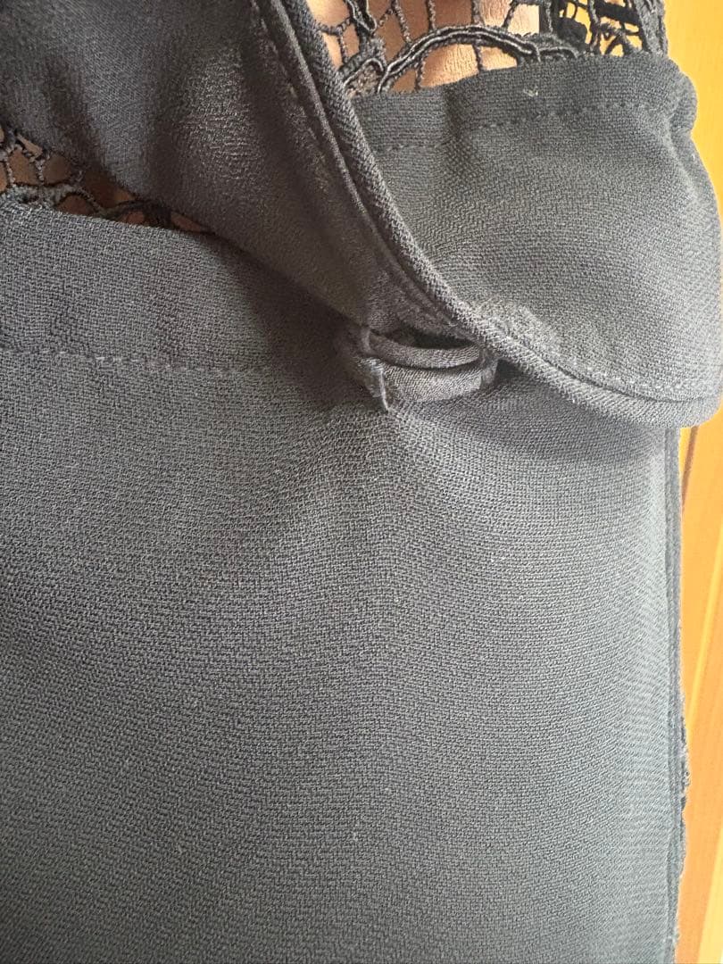 self-portrait 黒レースドレス　UK10