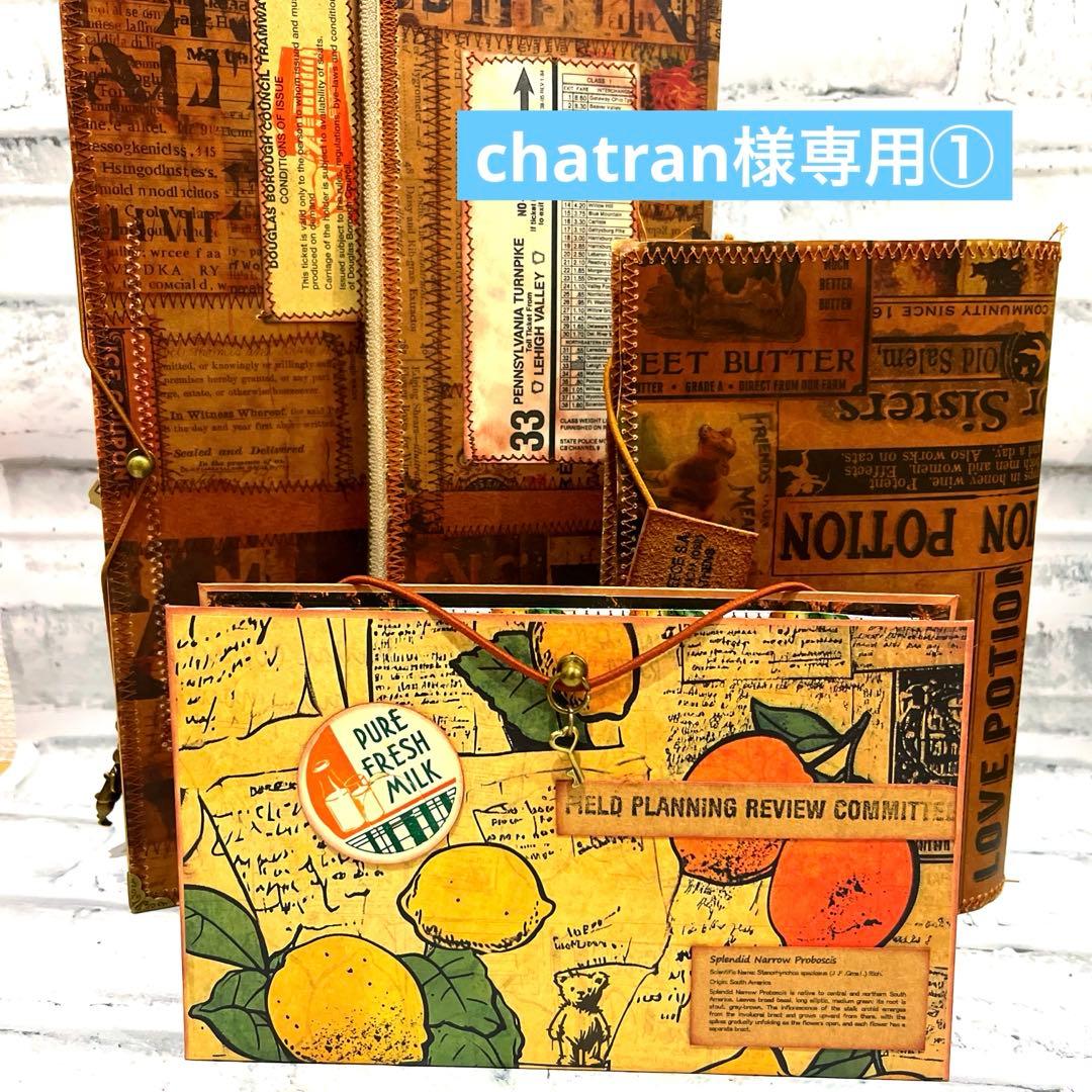 chatran① 奥6 開状態　4点　蛇腹ファイル　おすそ分けファイル10